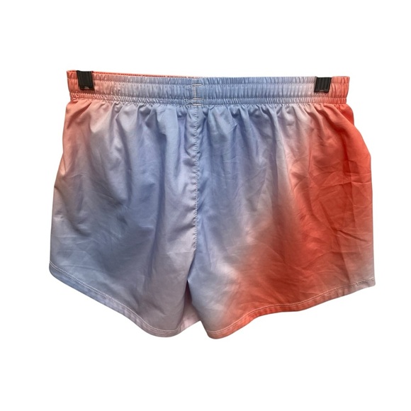 Girls lined adidas running activewear shorts pastel tie dye size 14 - Picture 2 of 5